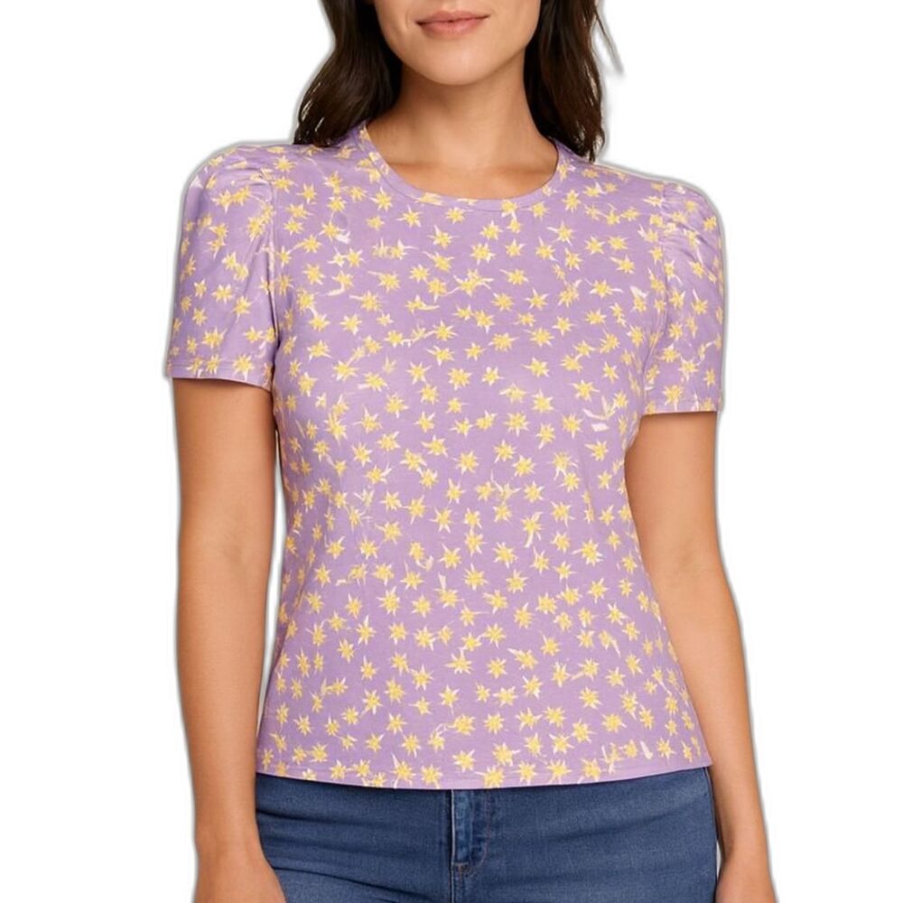 Liz Claiborne Women’s Floral Puff Sleeve Blouse | Size Medium